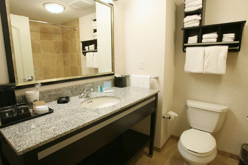 Guest room bath Hampton Inn by Hilton Fort Saskatchewan Fort Saskatchewan (780)997-1001
