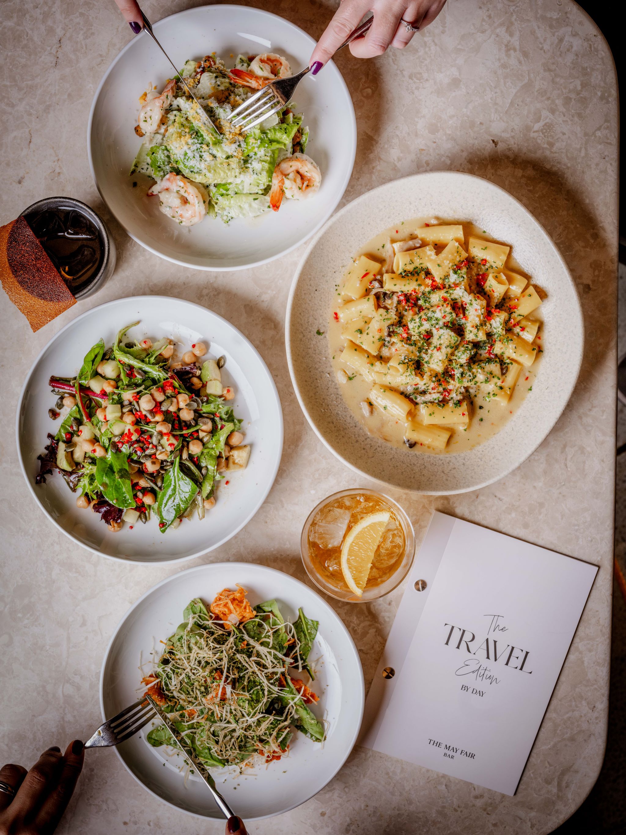 The May Fair Bar - By Day Menu