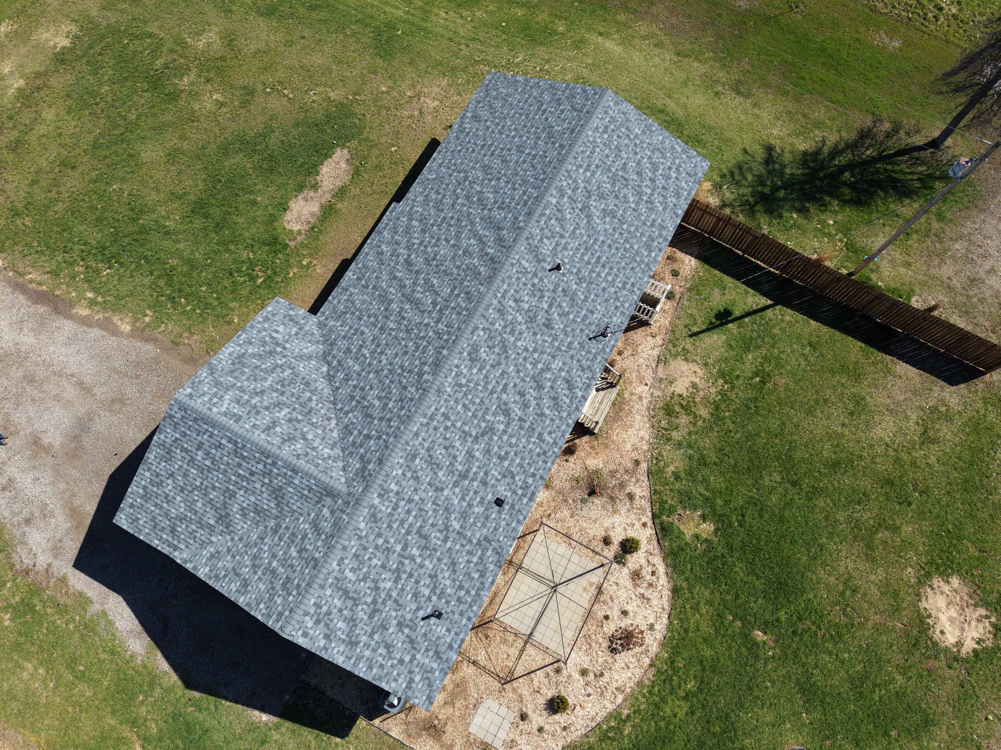 Completed roof project