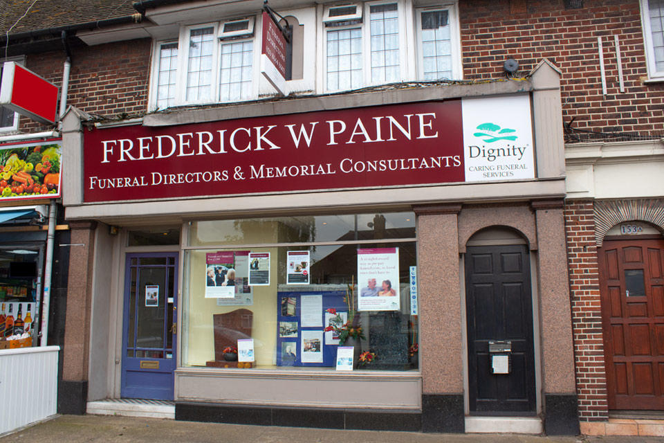 Images Frederick W Paine Funeral Directors