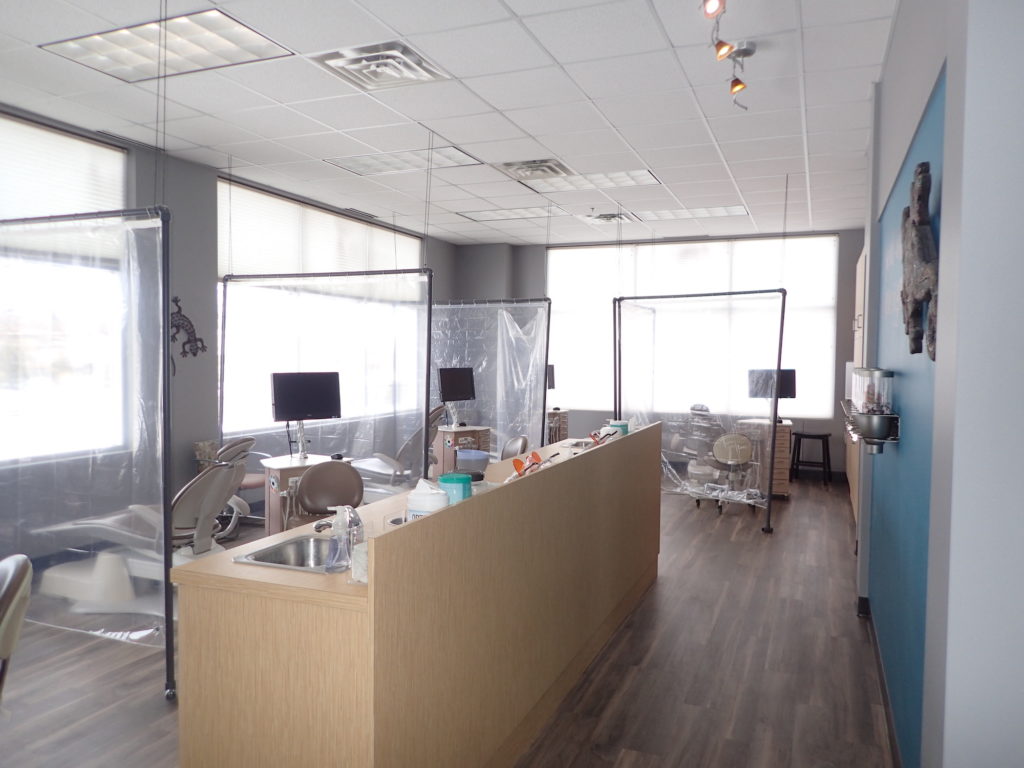 Our treatment area at Imagine Orthodontics is designed with patient comfort and safety in mind. We've implemented clear dividers between treatment bays to maintain a clean and sanitized environment.