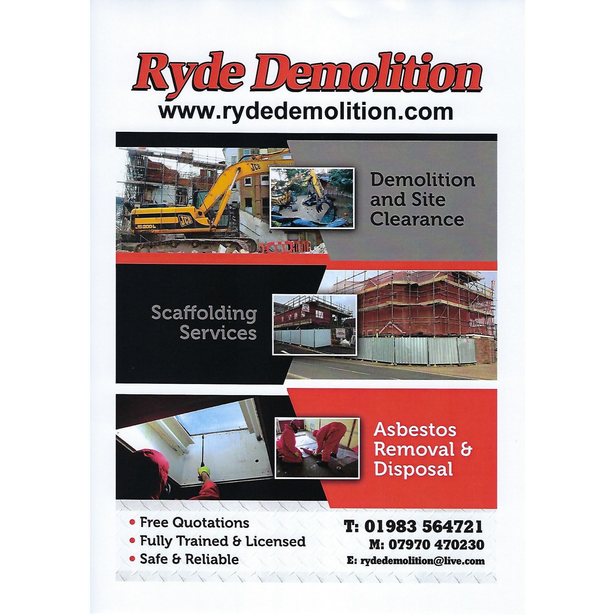 Ryde Demolition Logo