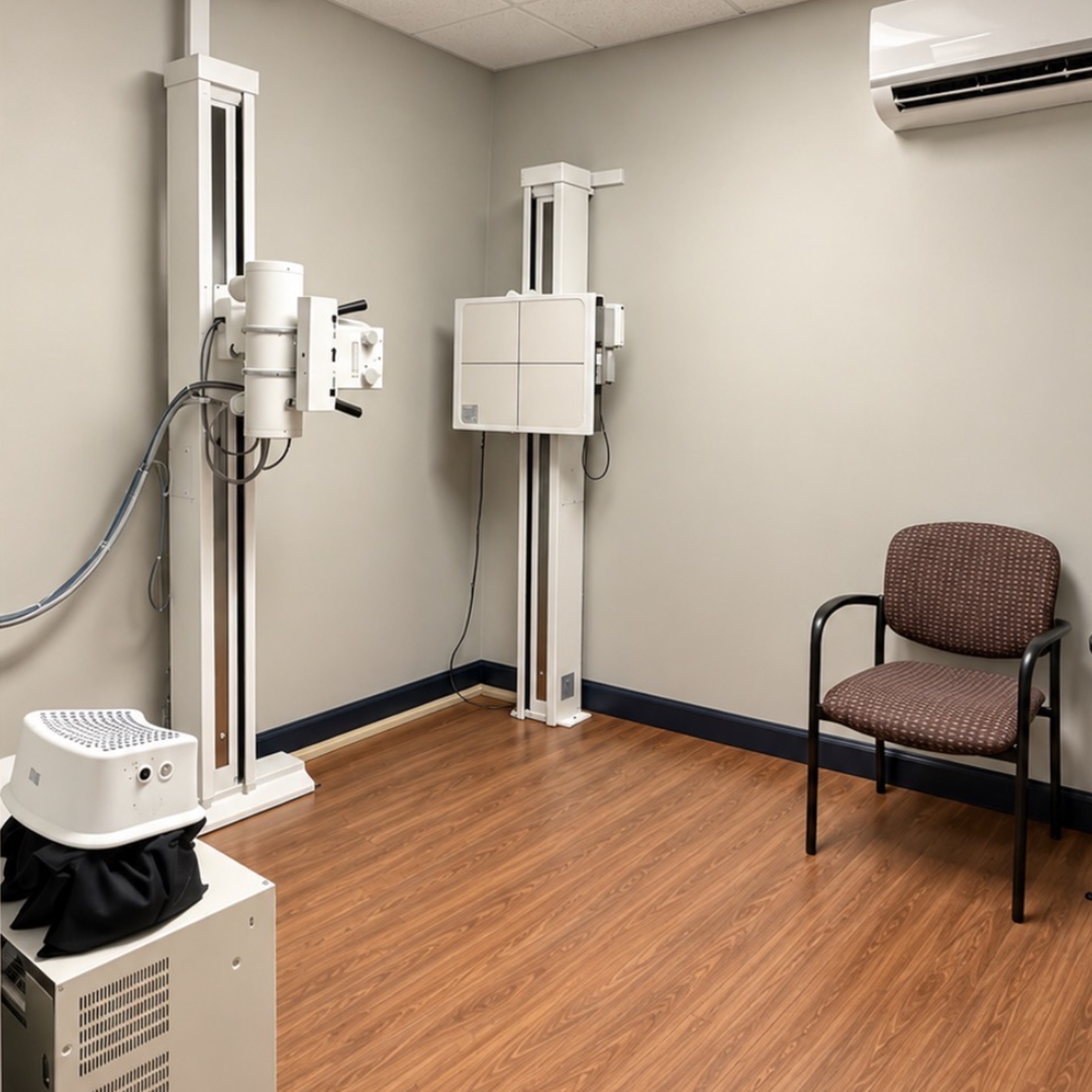 The X-ray control station, where our team takes and reviews your images right in the office. 