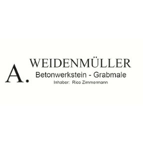 A. Weidenmüller Betonwerkstein-Grabmale
