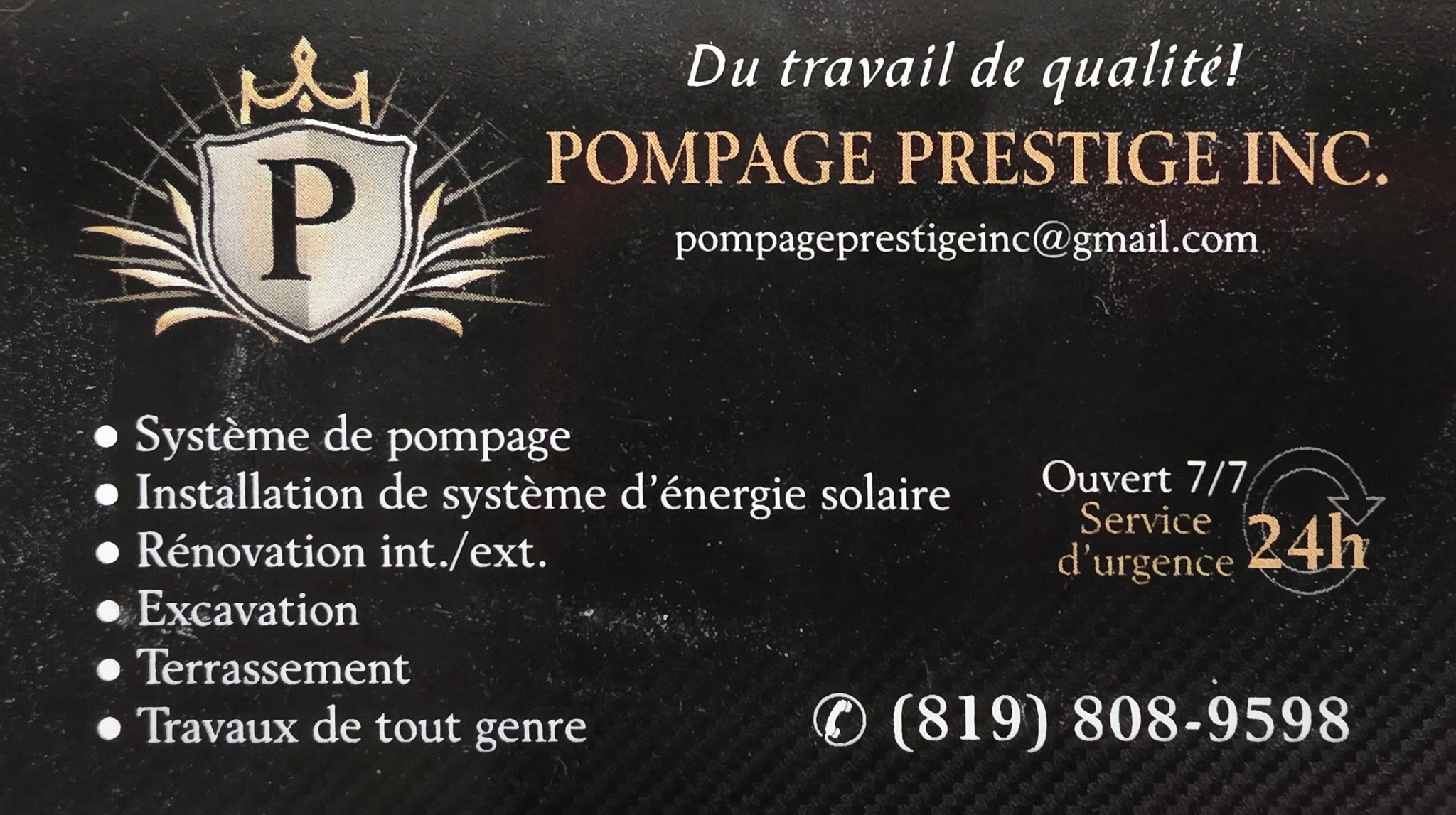 Images Pompage prestige inc - Rénovation Lac-des-Plages