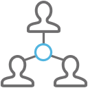 Collaboration icon.