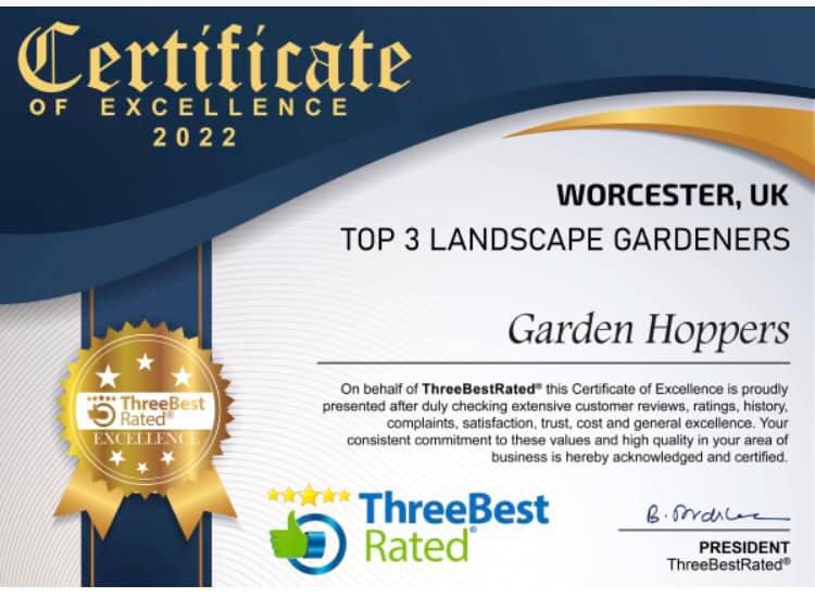Garden Hoppers Worcester 07581 279759