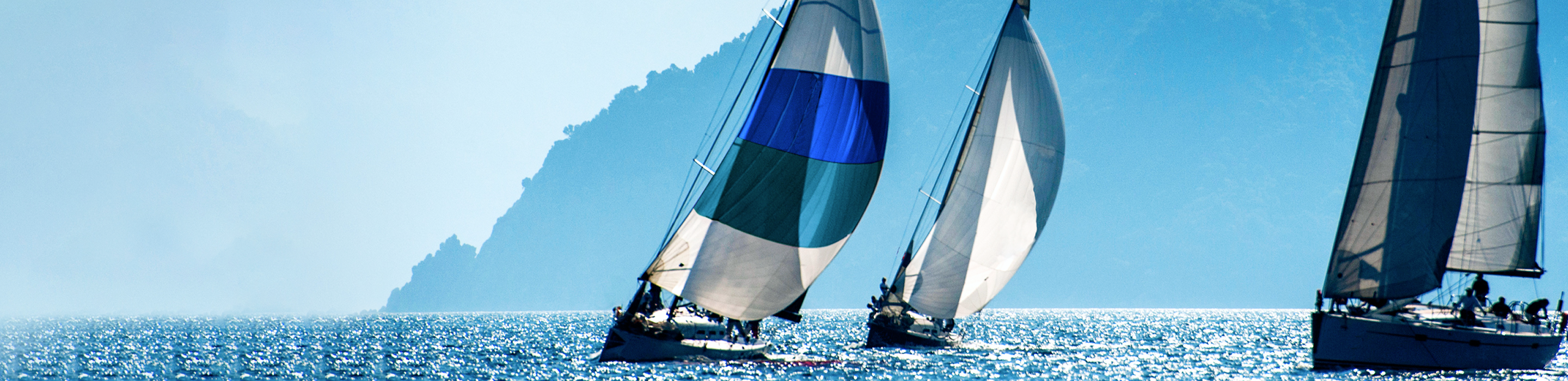 Sailboats on the water.