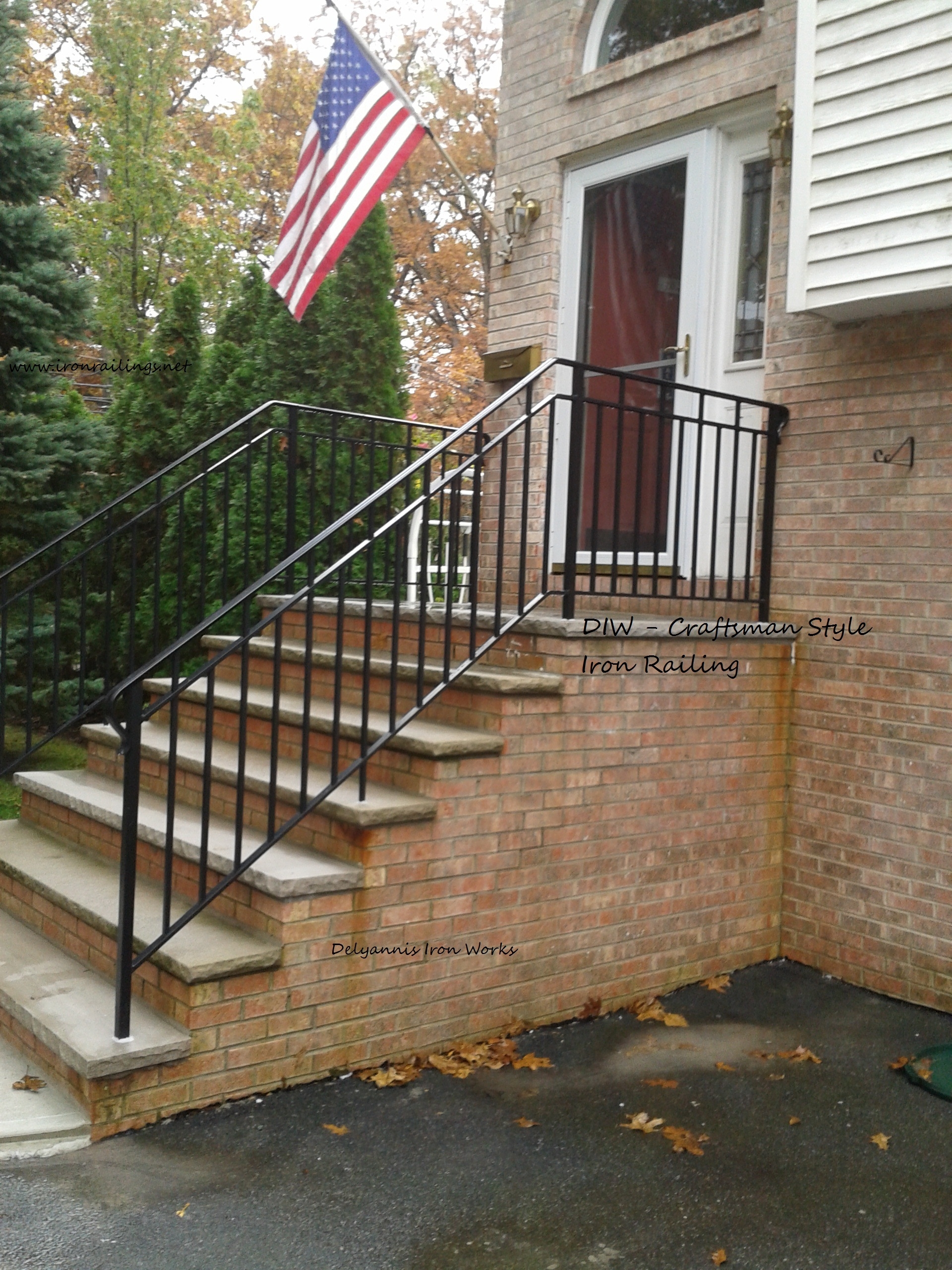 Craftsmen Style Iron Railing