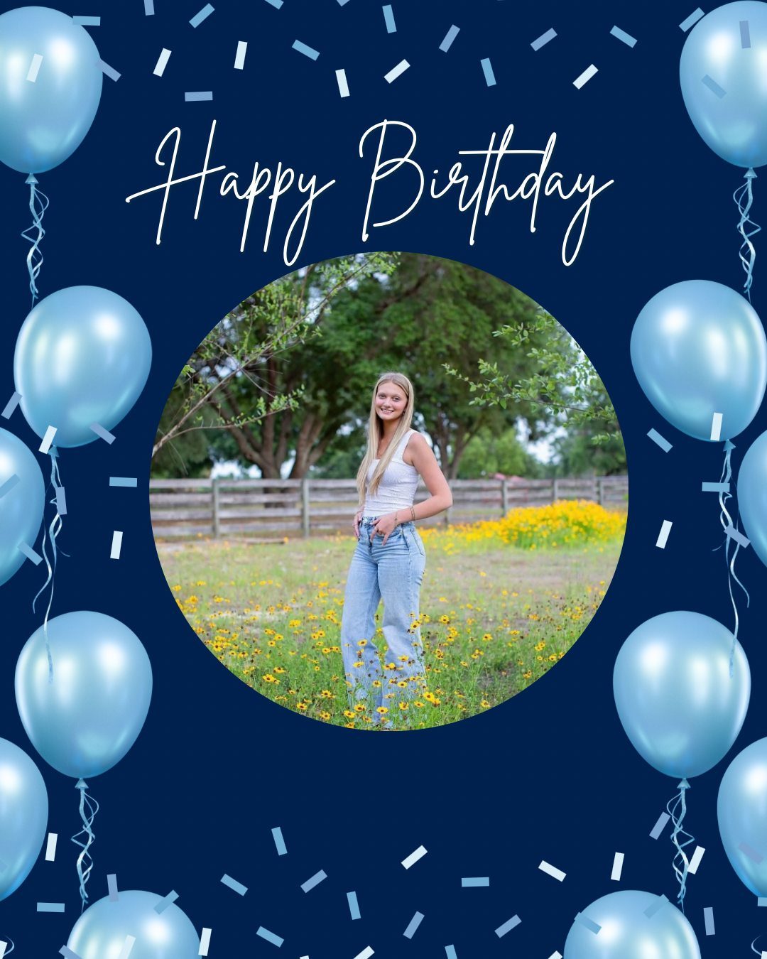 Happy birthday Aleigh! We are so thankful for everything you do. We hope all your wishes come true on your special day.