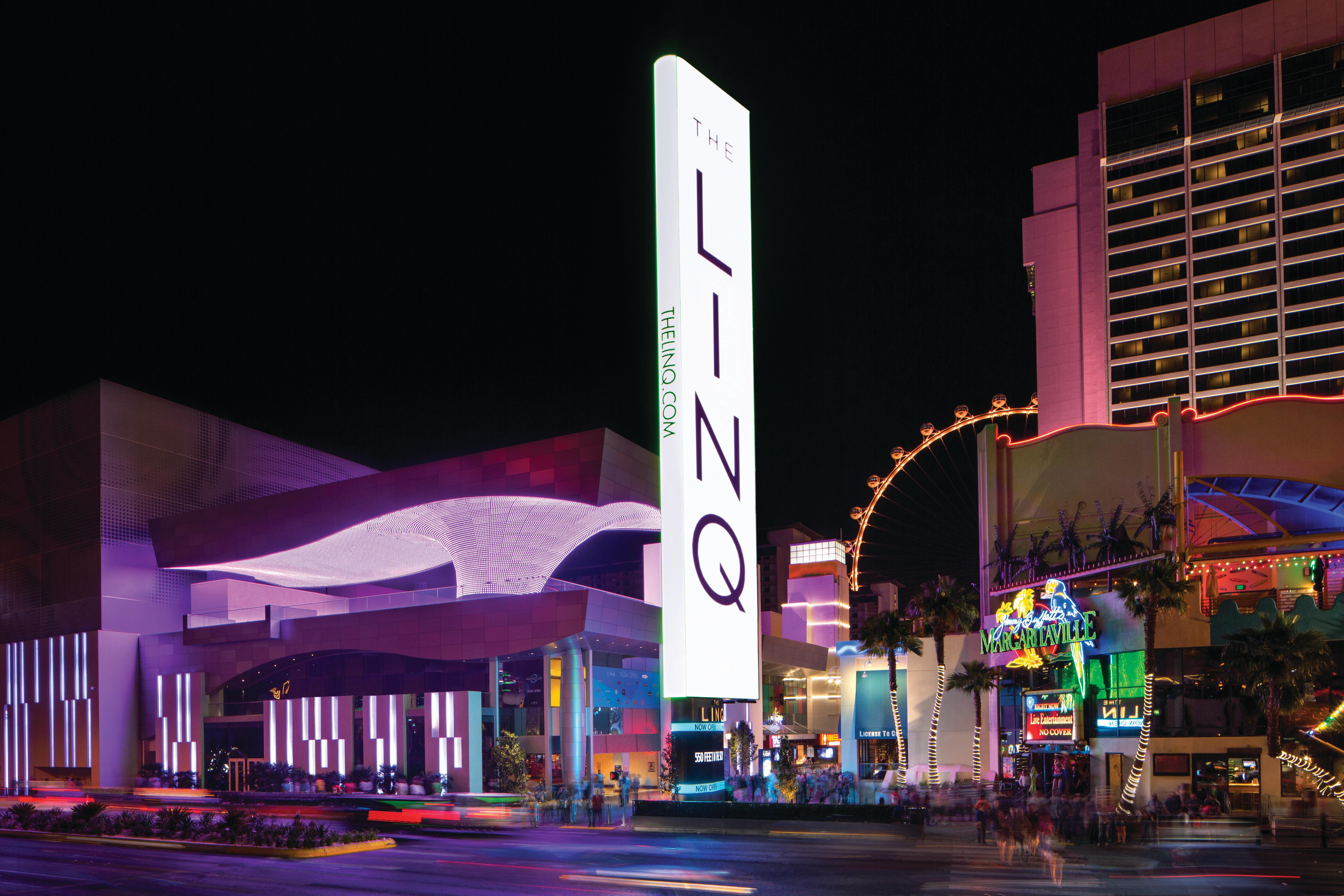 The LINQ Hotel + Experience in las Vegas Nevada.