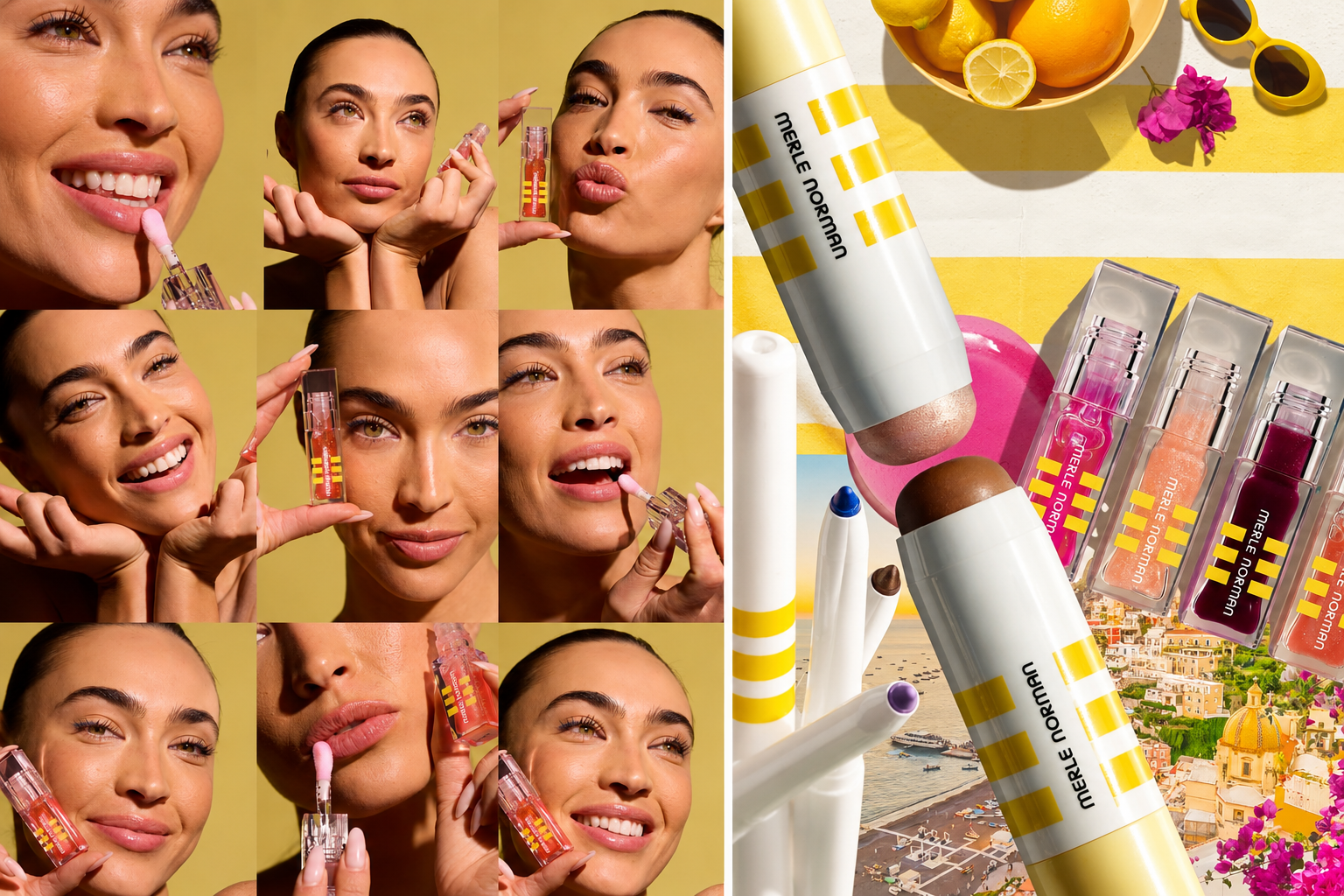Discover the Merle Norman Limited-Edition Italian Summer Collection featuring vibrant All-Day Gel Eyeliners, Cheek Crayon bronzers and highlighters, and nourishing Natural Lip Oils inspired by the colors and beauty of Italy. Create radiant skin, defined eyes, and glossy lips with these seasonal beauty essentials.