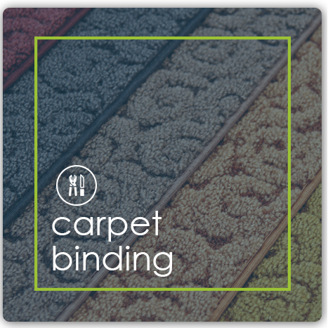 M & F Carpet Binding Co Logo