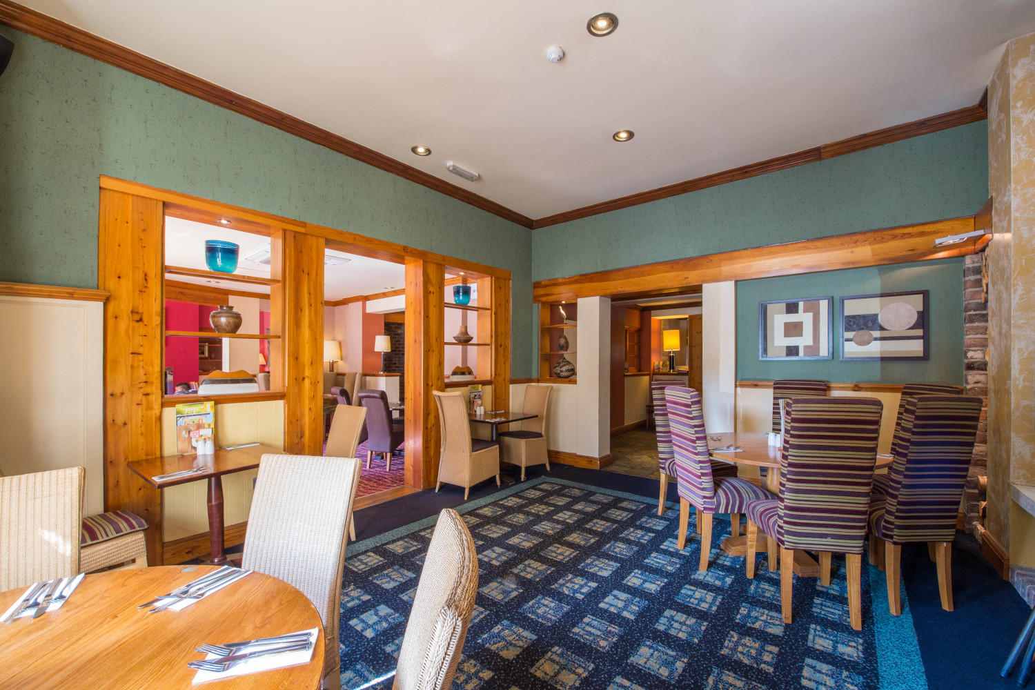 Table Table restaurant interior Premier Inn Bournemouth East (Boscombe) hotel Bournemouth 03337 773931