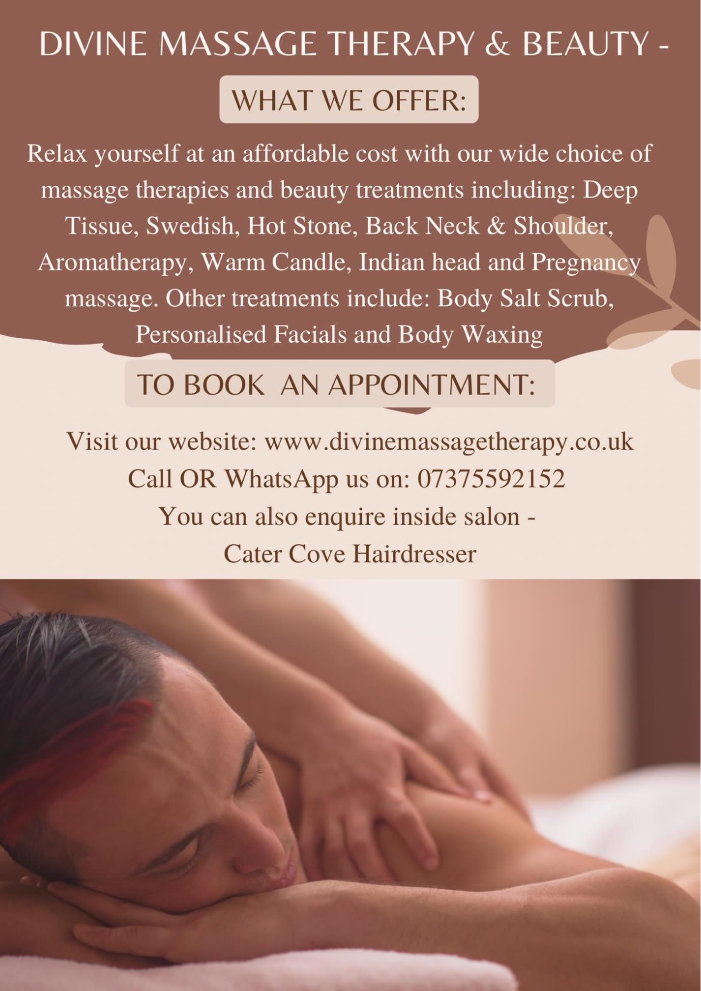 Images Divine Massage Therapy & Beauty - Salcombe