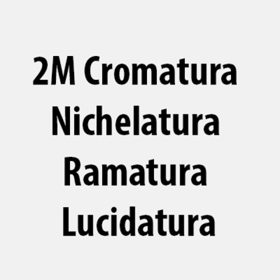 2M Cromatura Nichelatura Ramatura Lucidatura Logo