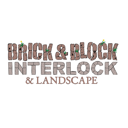 Brick & Block Interlock And Landscape Logo