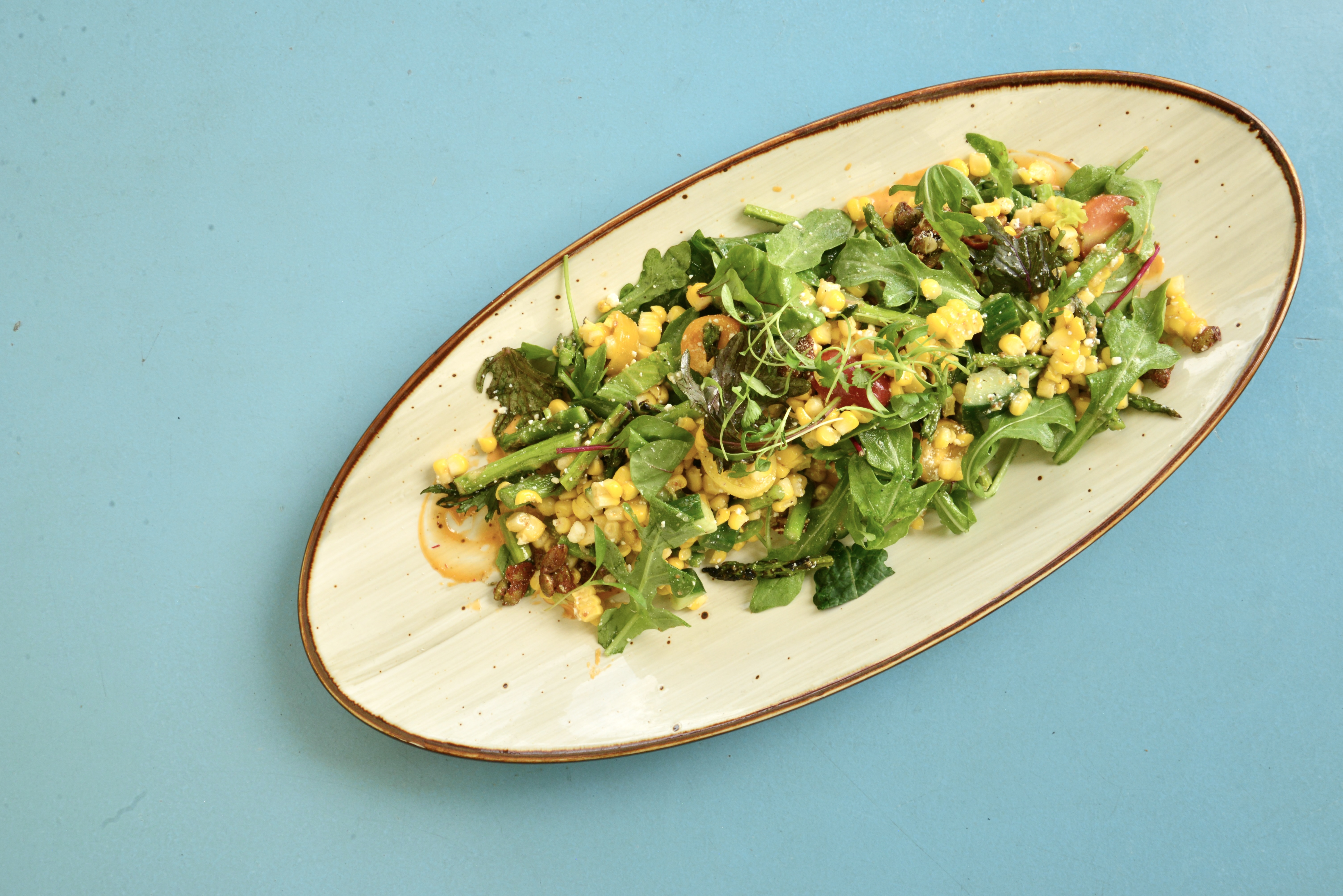 Fresh Corn Salad on a hot summer day