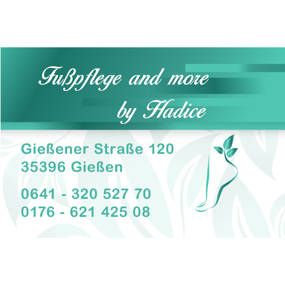 Logo Fußpflege and more by Hadice