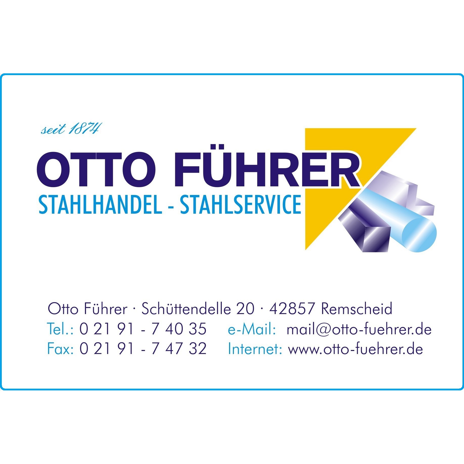 Otto Führer Stahlhandel in Remscheid - Logo