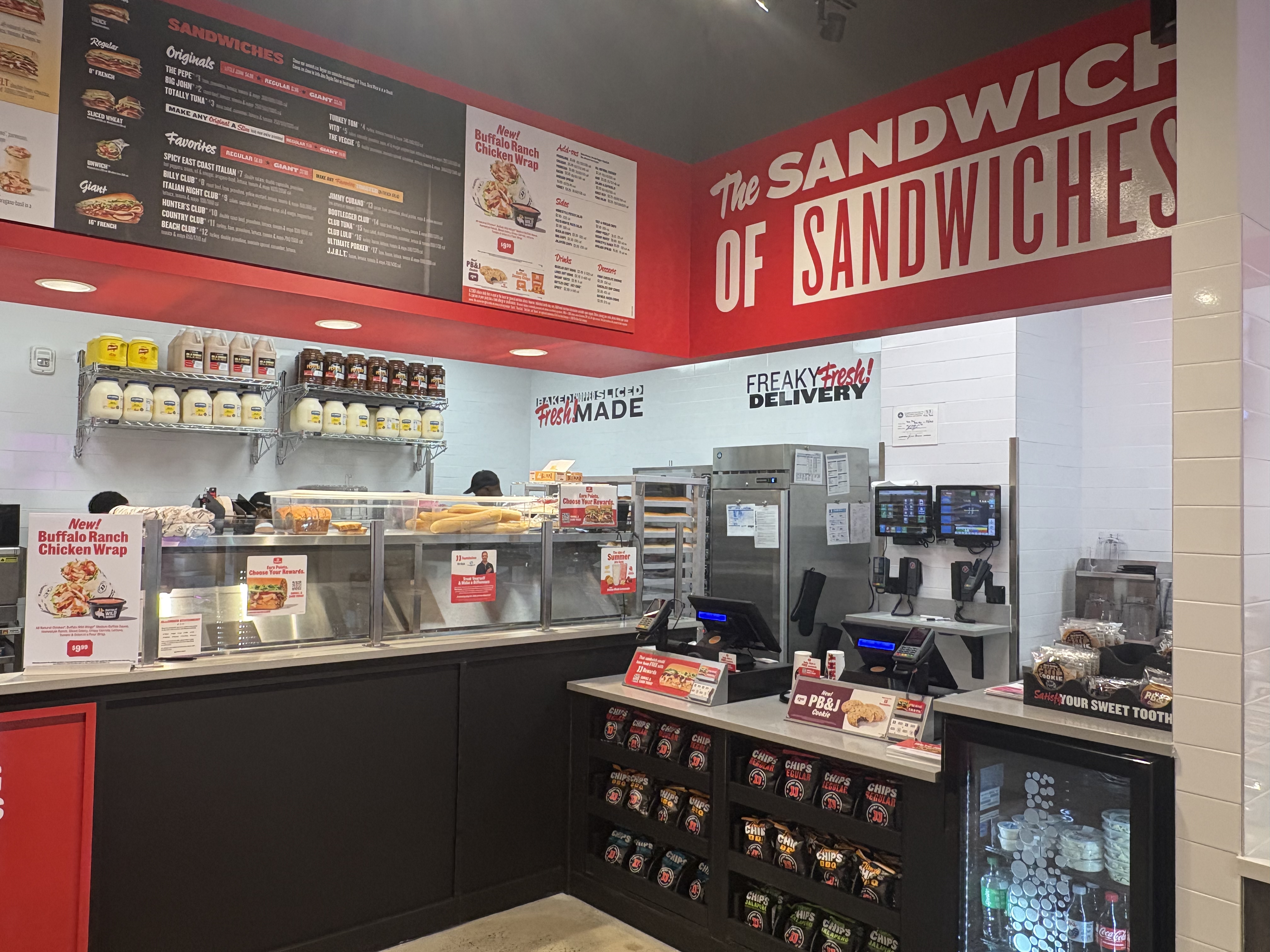 Jimmy John's Menu Board 