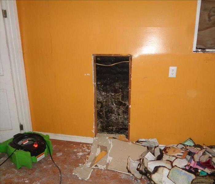 This was the aftermath of a home fire in SERVPRO of Silver Lake/Echo Park when we arrived. There was debris, soot, and affected structure to the home. The owner was please with how fast we got out to her home. Then when the crew commenced to clean and remove debris and soot she could believe how it looked much more cleaner.