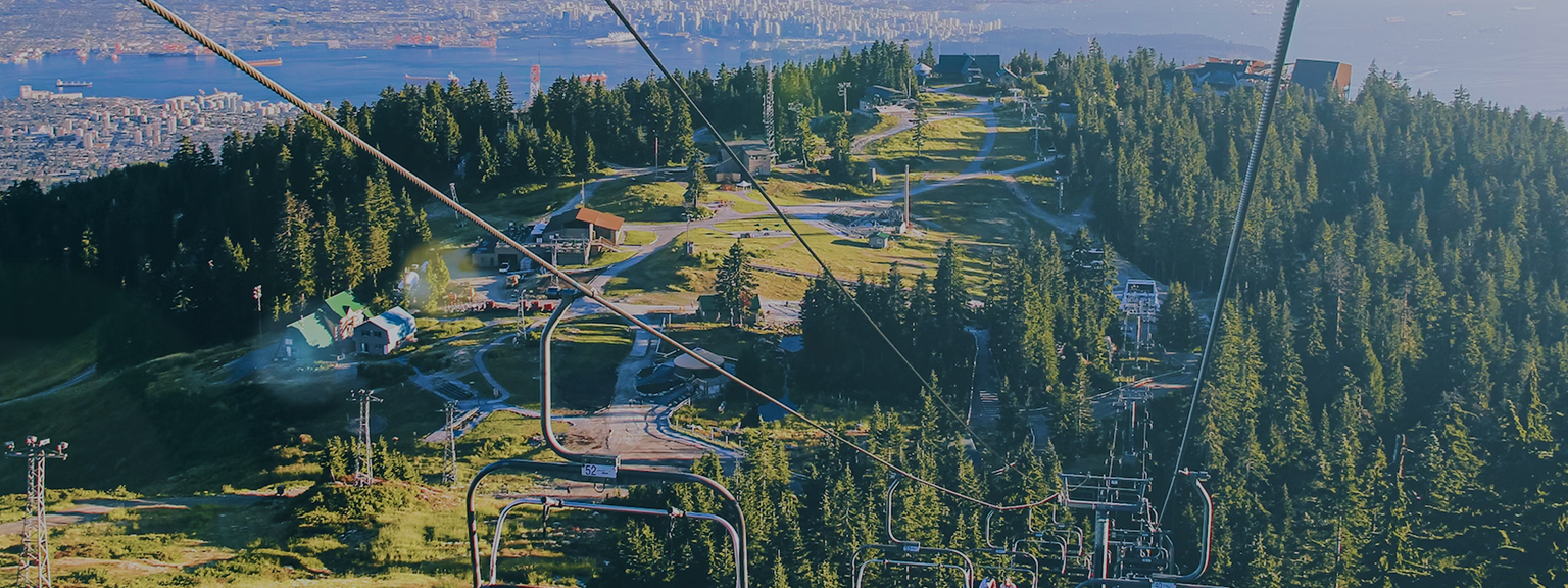 Grouse Mountain in Vancouver, BC.