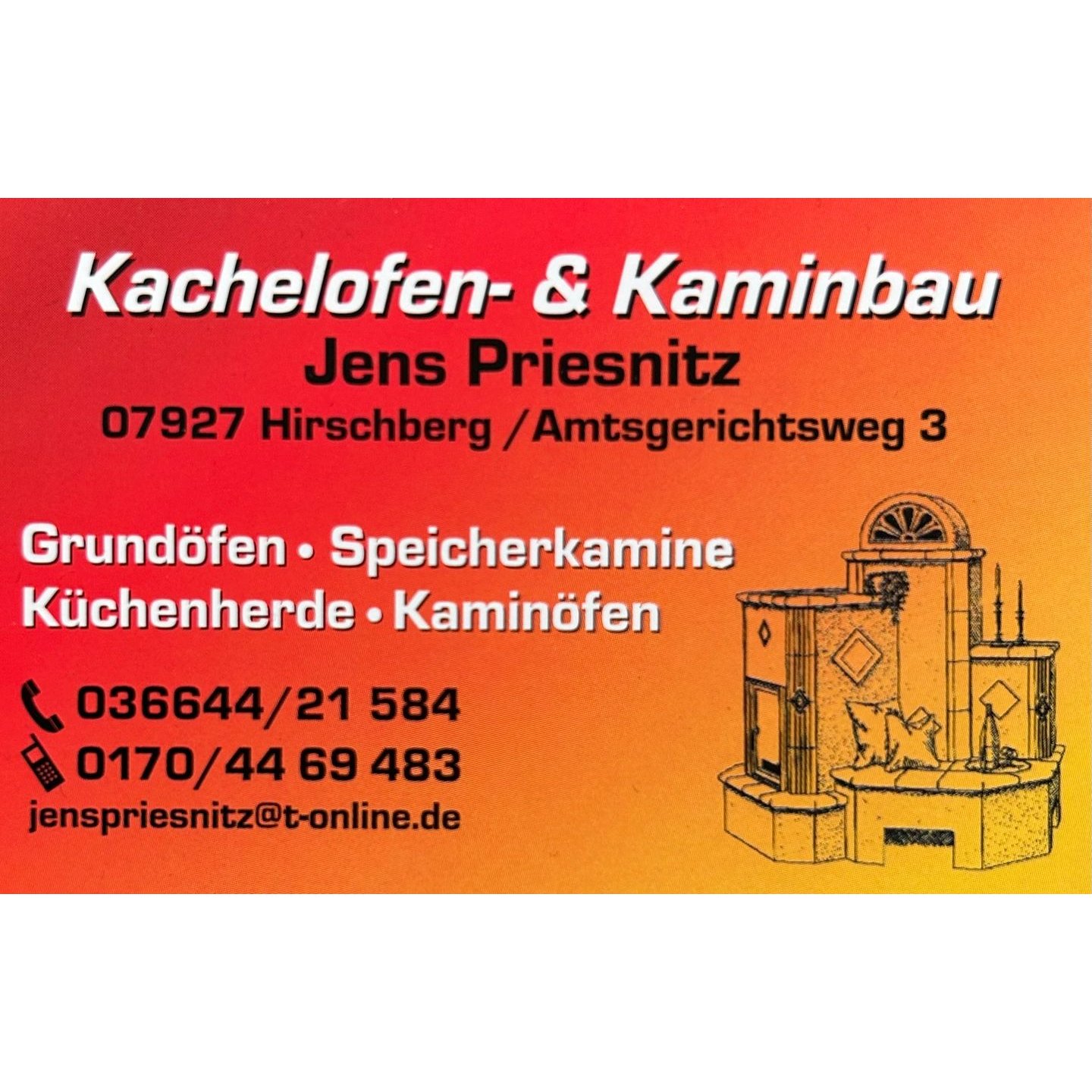 Jens Priesnitz Kachelofen- & Kaminbau  