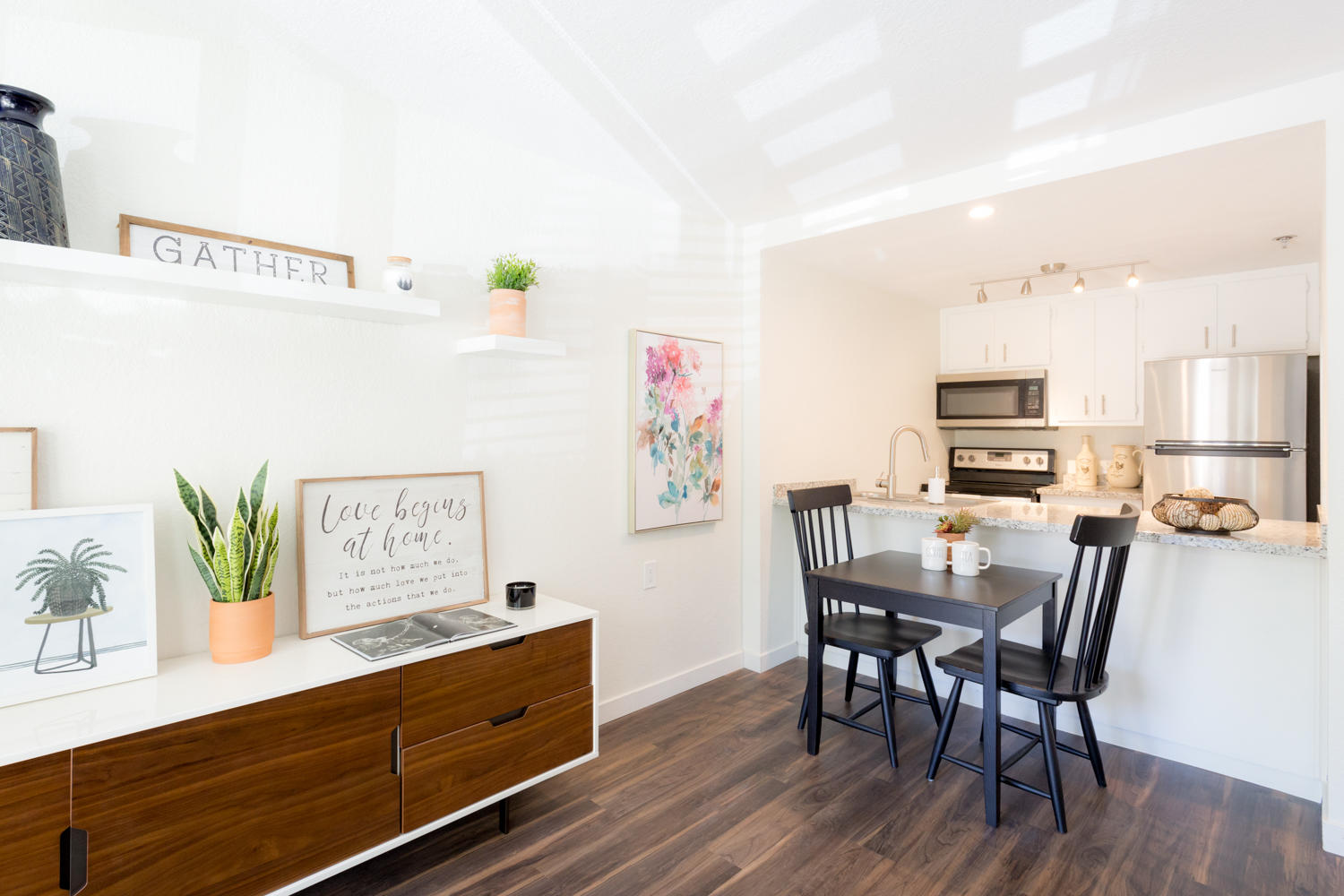 Kitchen and Dining Area