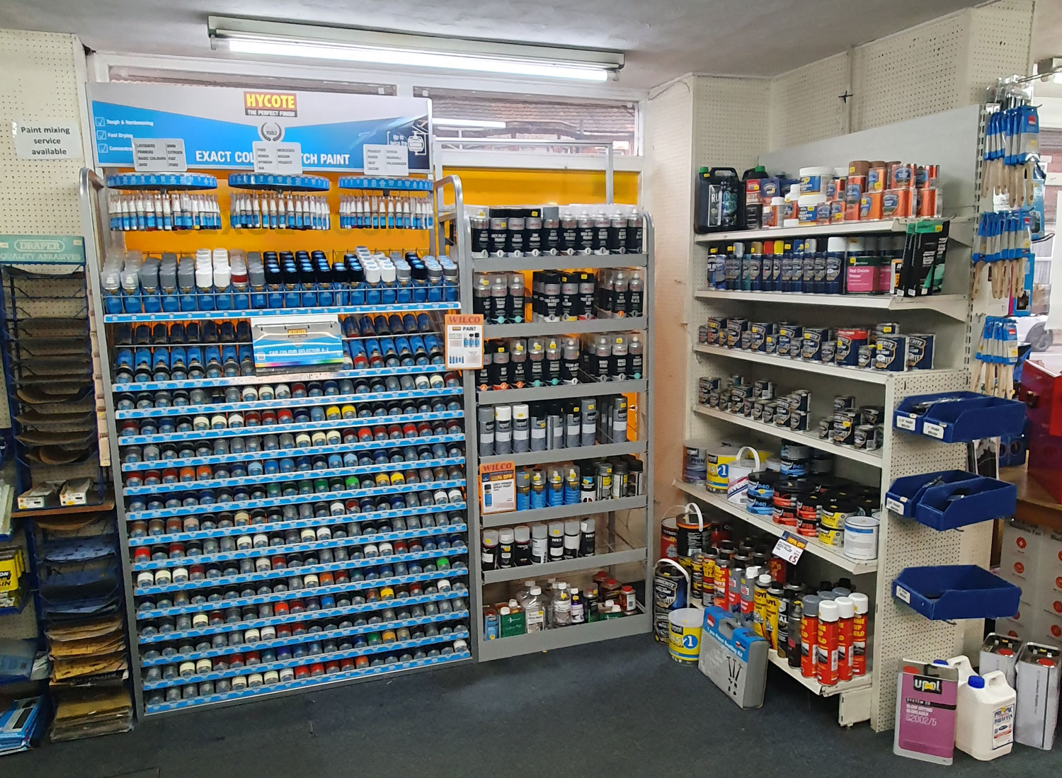 Inside Aylsham Road branch of Wilco Motor Spares in Norwich