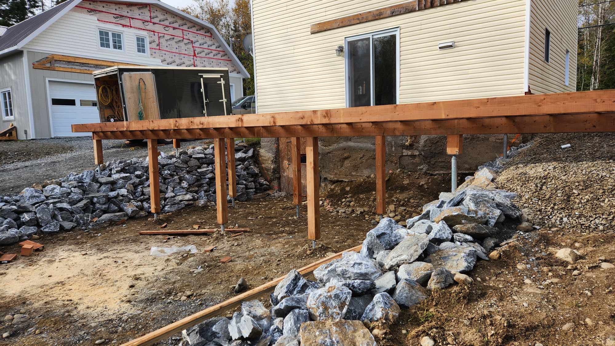 Images Pieux vissés Éco Pieux Bas St-Laurent