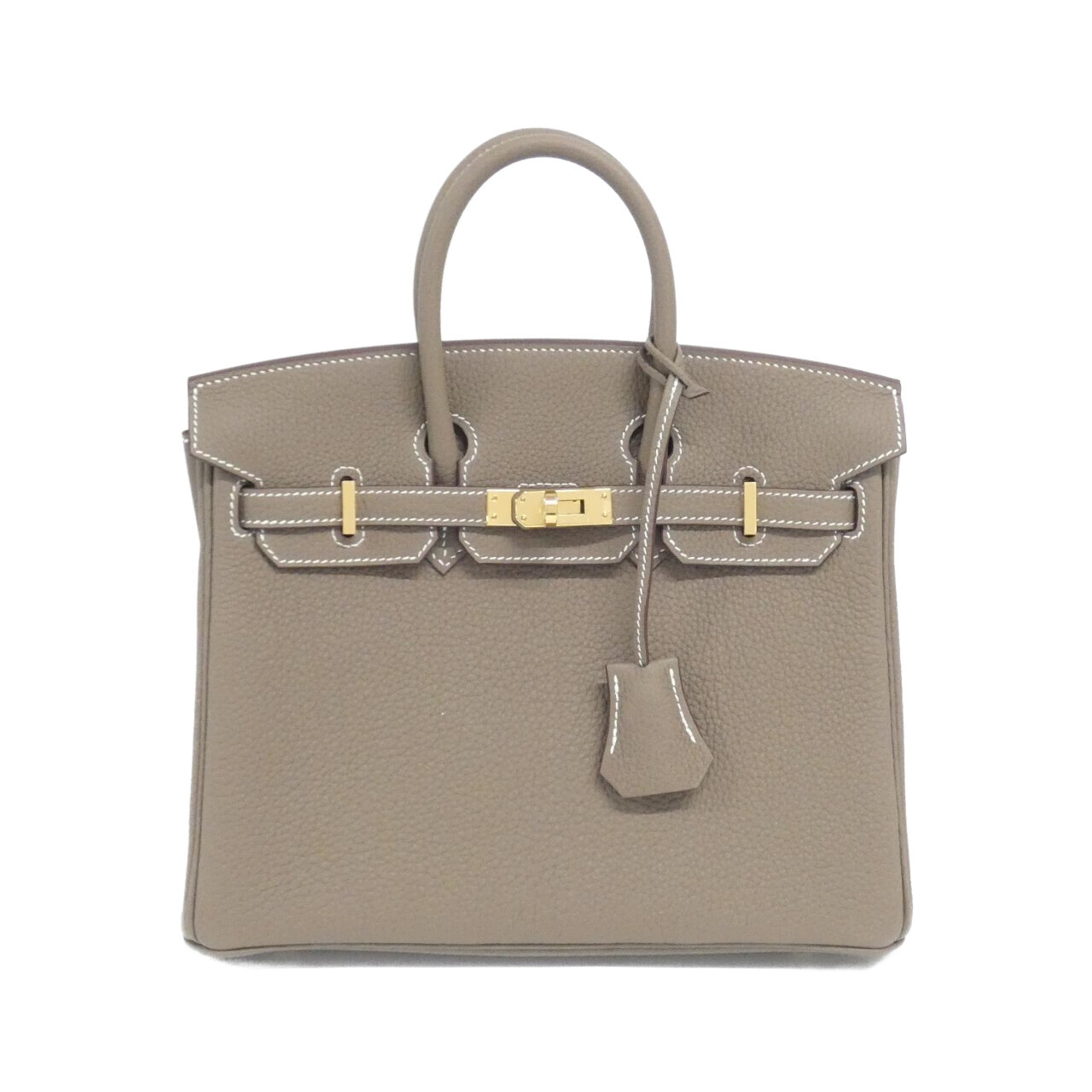 エルメス バーキン 25cm 041344CC トゴ ETOUPE ゴールド金具 K刻印