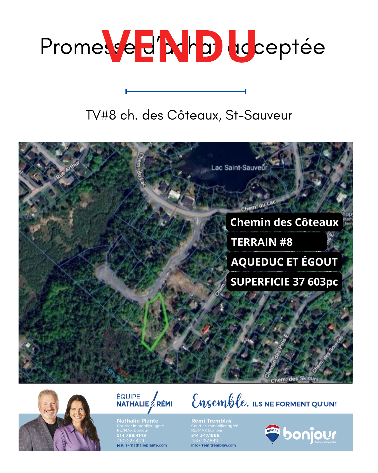 Images Nathalie Plante et Rémi Tremblay, RE/MAX Du Cartier Bonjour - Courtiers immobiliers inc. agréés, DA. Saint-Sauveur