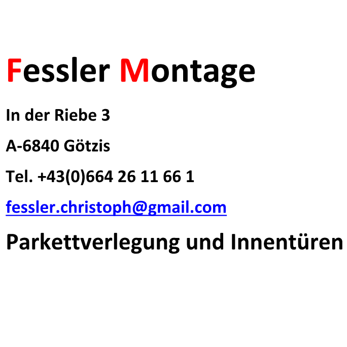 Fessler Montage - Christoph Fessler Logo