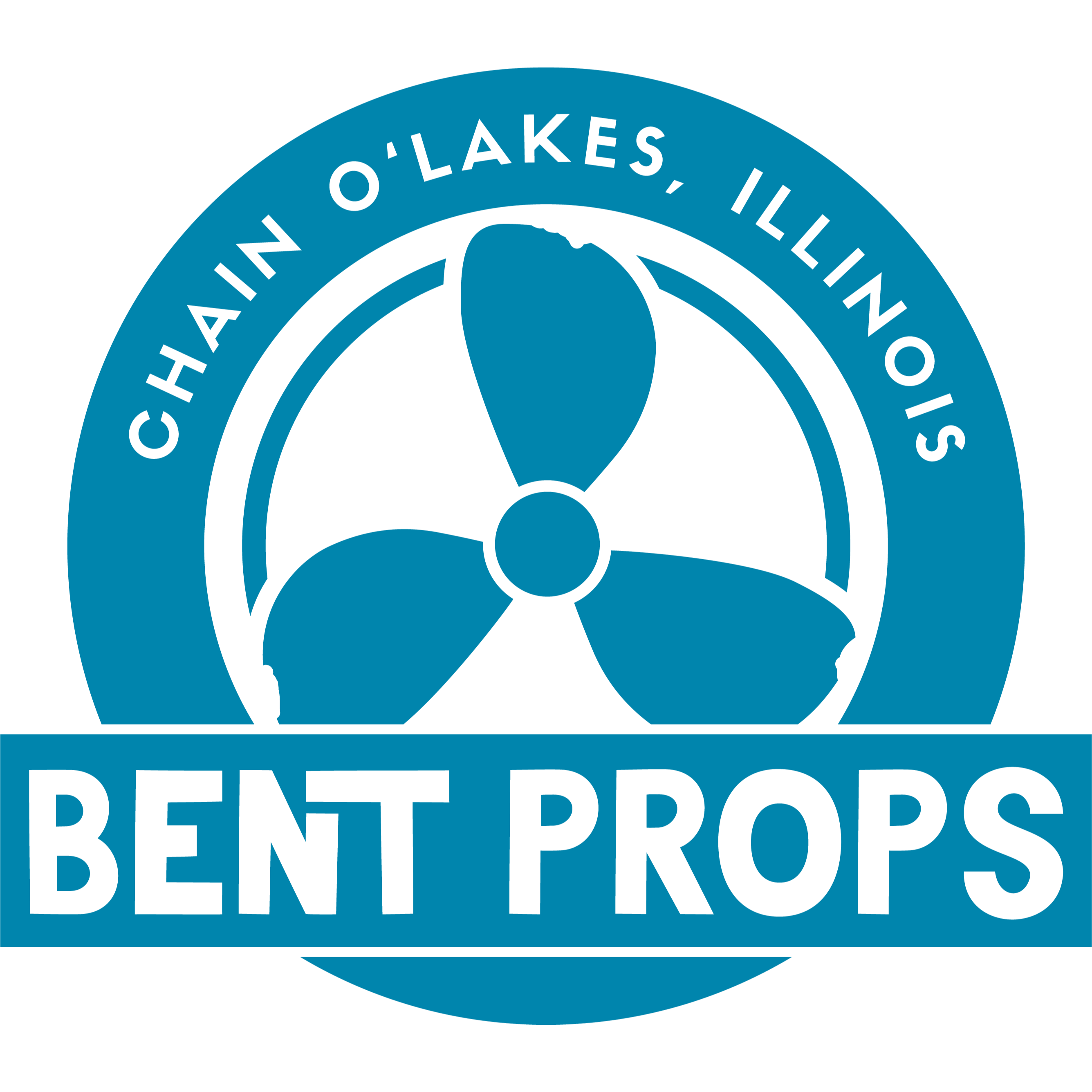 Bent Props Apparel Chain O'Lakes Logo