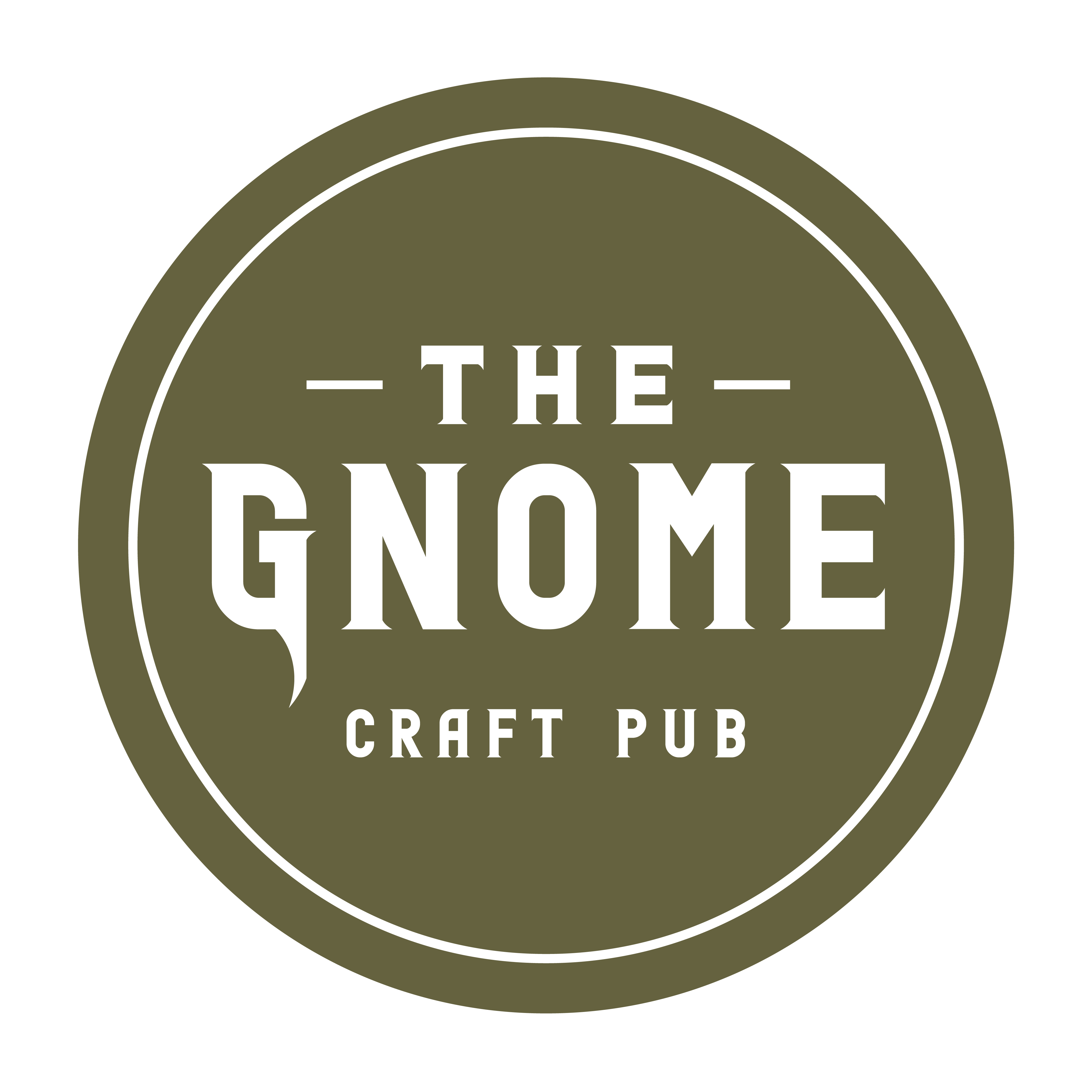 The Gnome Craft Pub Logo