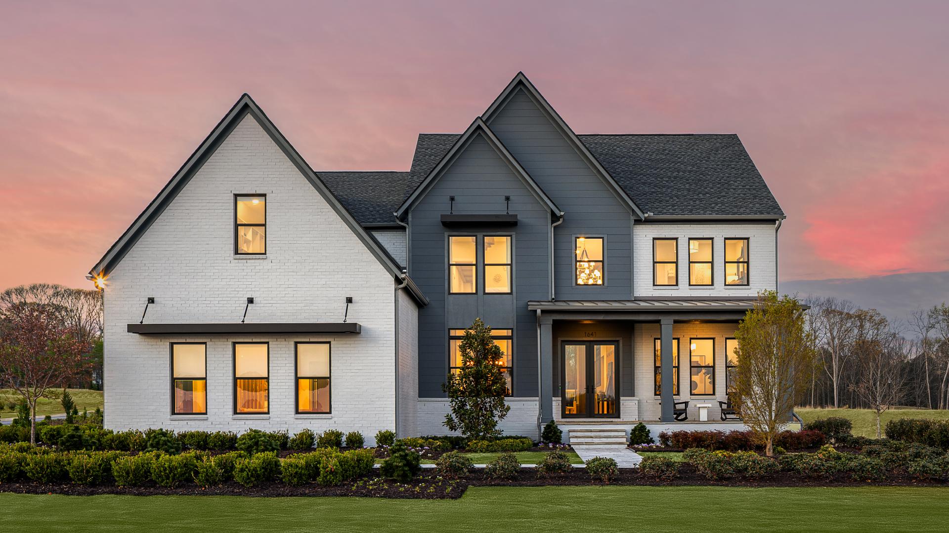 Home exteriors with timeless architecture and refined detailing 
