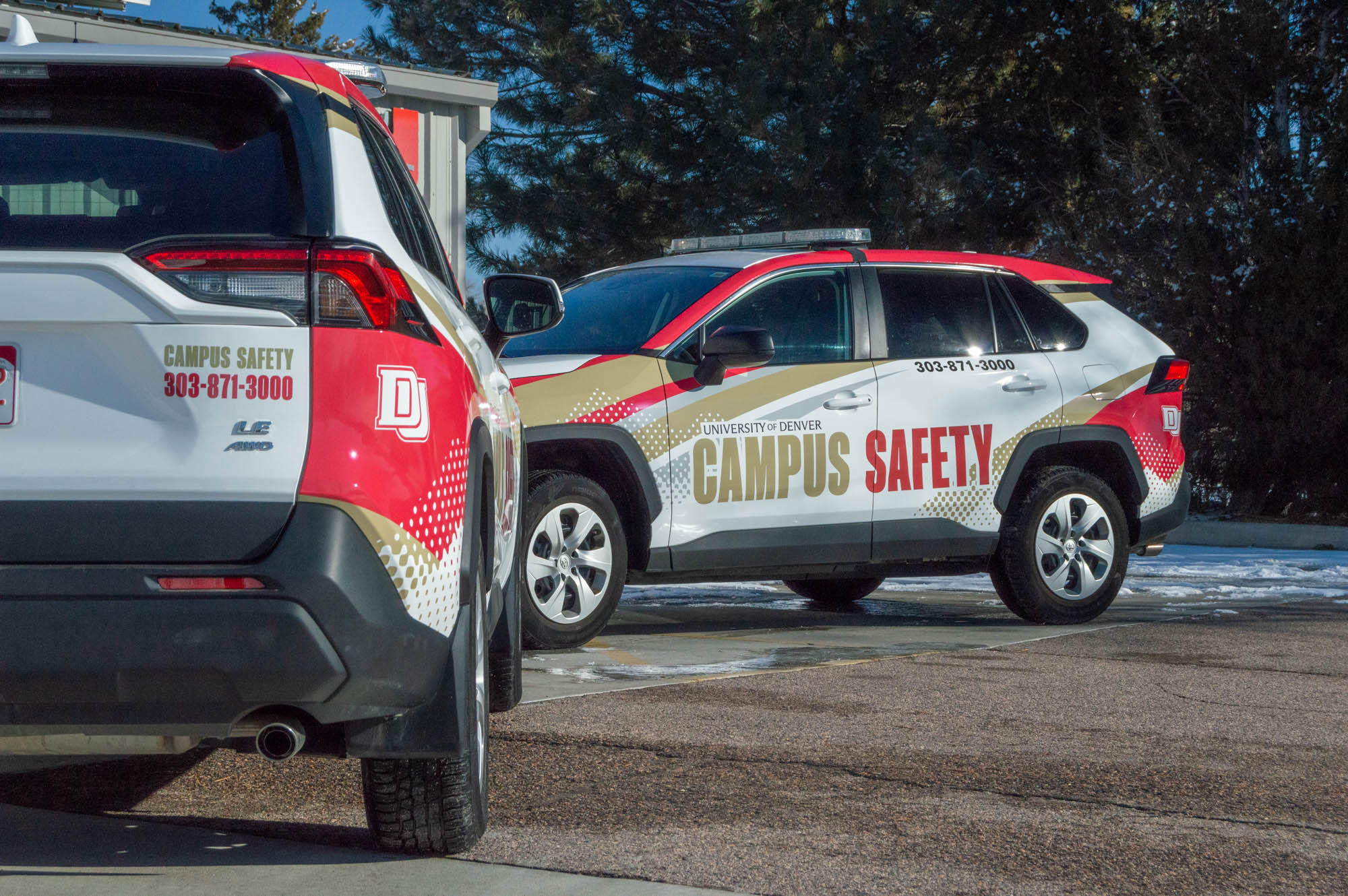 University of Denver Campus Safety Vehicles - Fleet Wrapped by Colographic