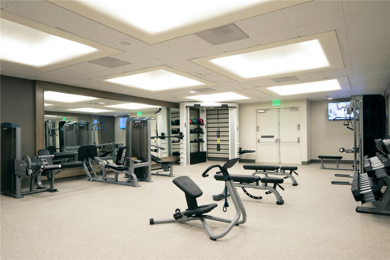 Health club  fitness center  gym