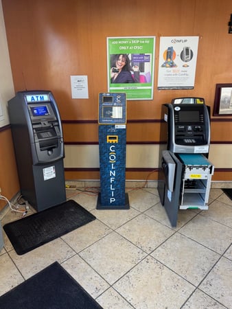 Images CoinFlip Bitcoin ATM - CFSC Currency Exchange New 75th & Cottage Check Cashing And Auto License (Chicago)