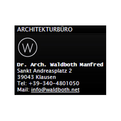 Waldboth Arch. Manfred Logo