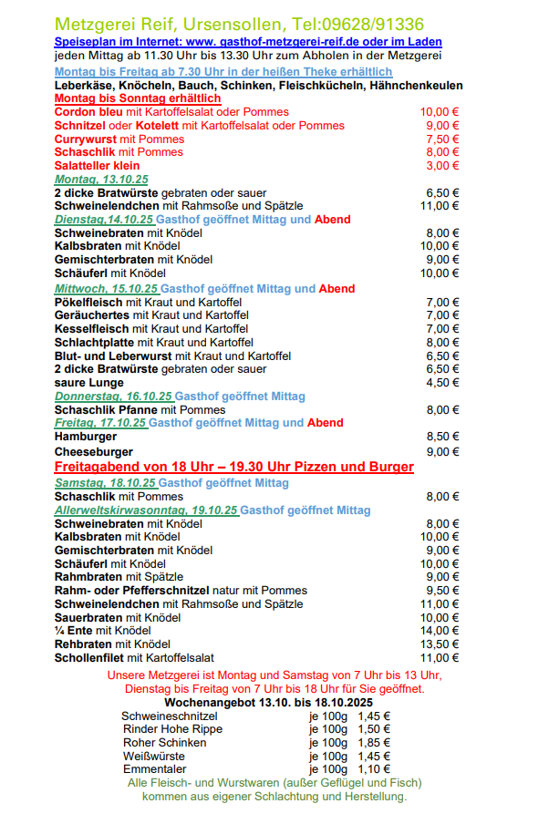Bilder Gasthof & Fremdenzimmer Reif