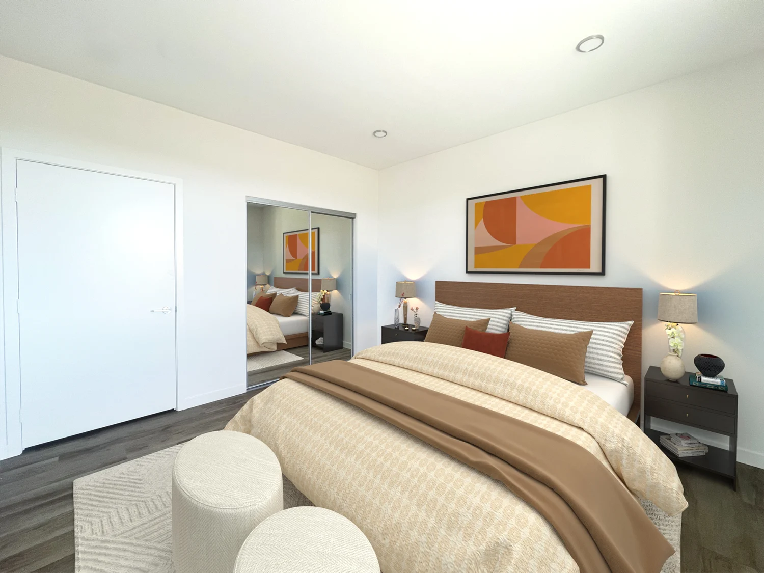 Large Bedroom at The Park on Washington, California, 92562 
