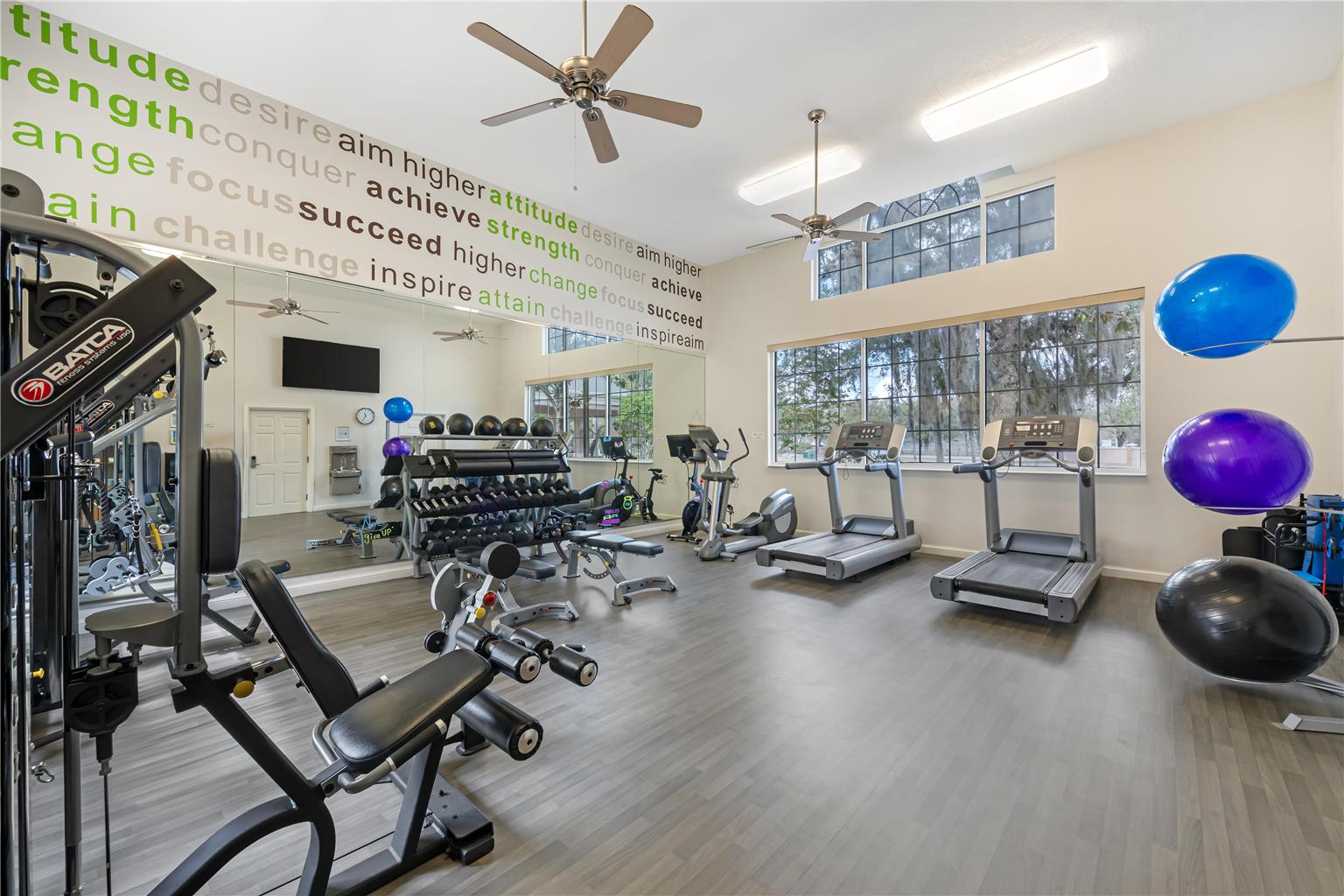 Health club  fitness center  gym 