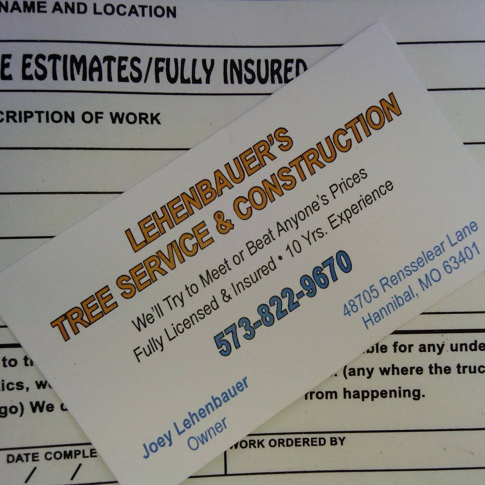 Lehenbauer's Tree Service & Construction