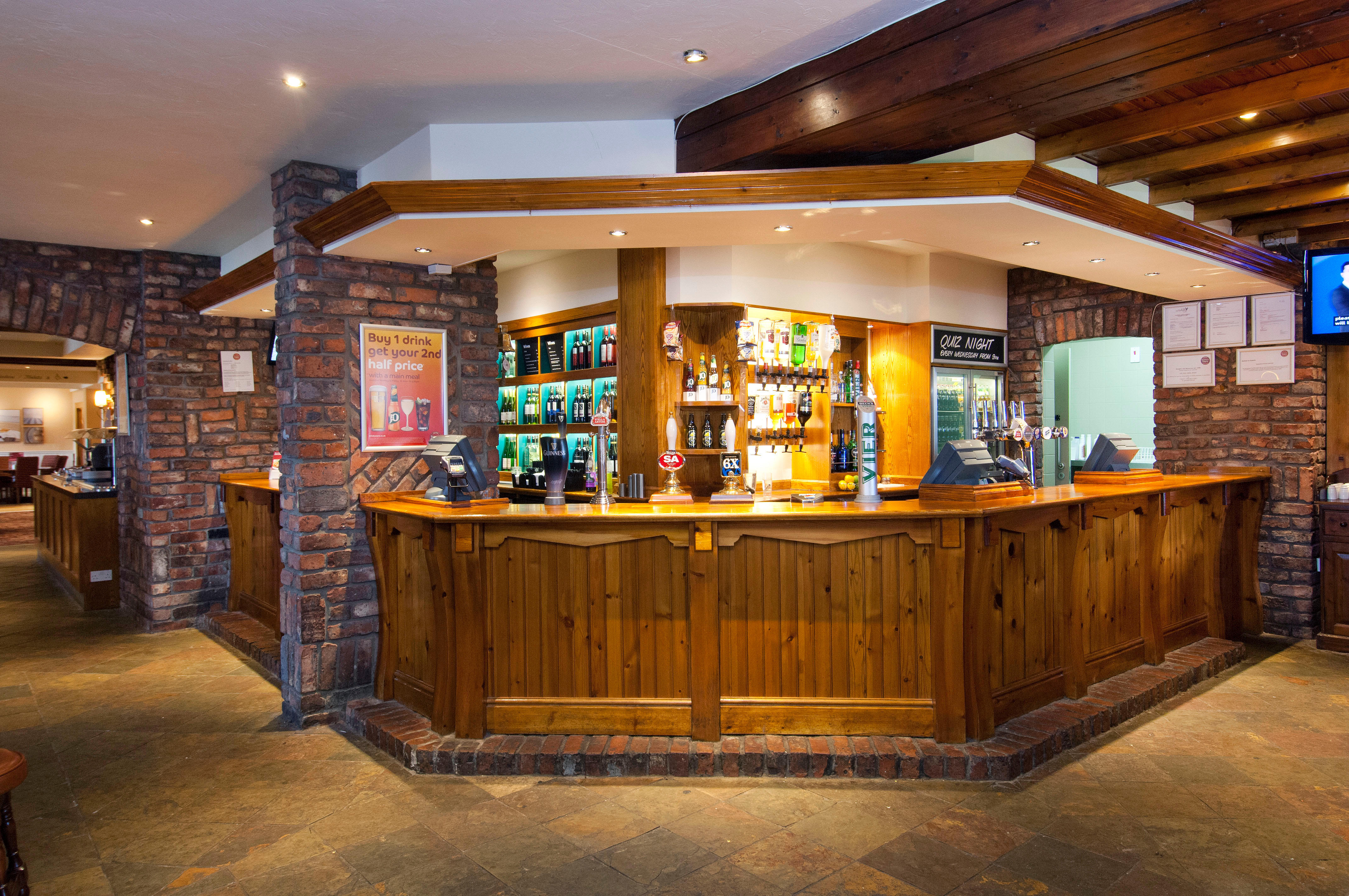 Brewers Fayre restaurant interior Premier Inn Llanelli Central West hotel Llanelli 03333 219258