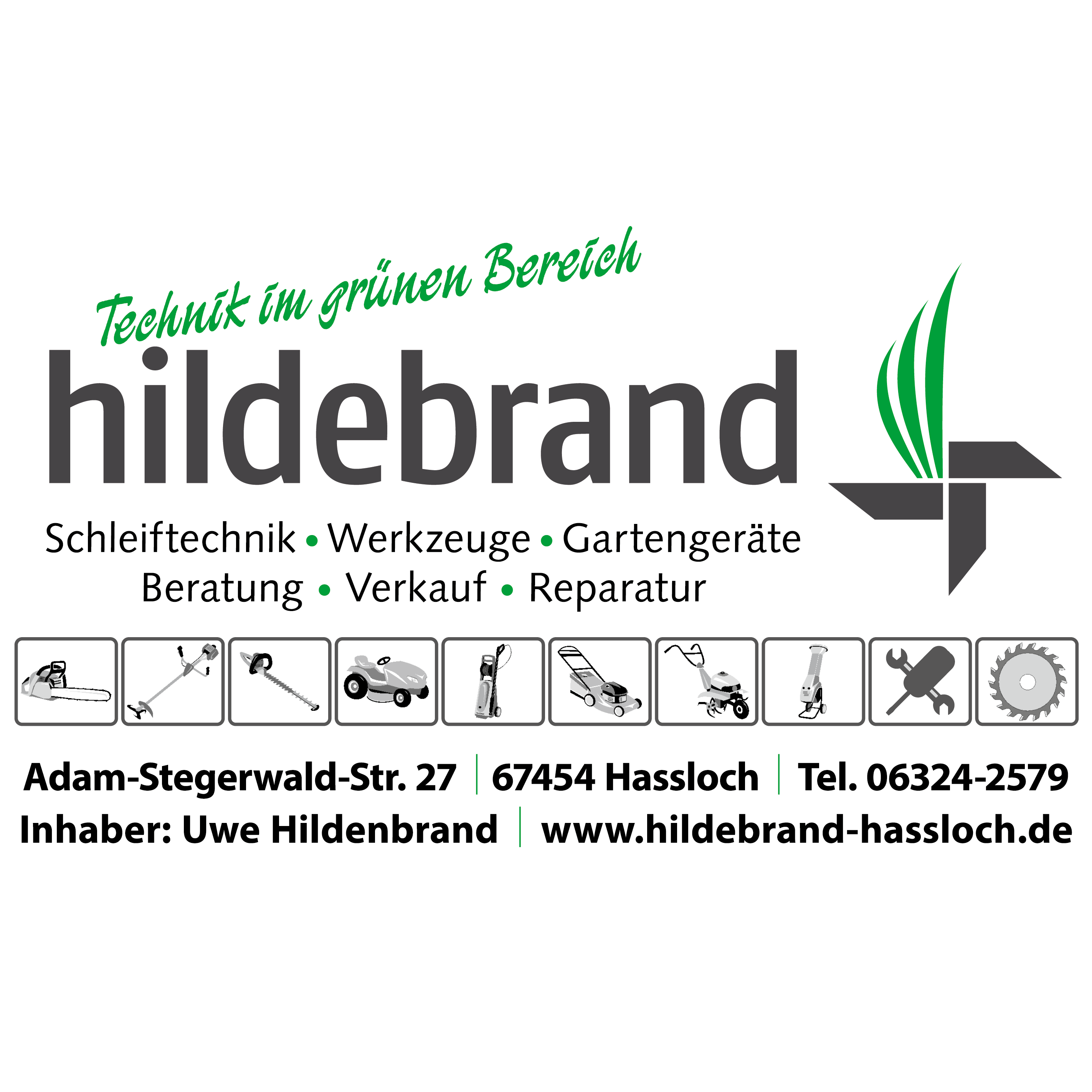 Hildebrand Schleiftechnik -Gartengeräte in Haßloch - Logo