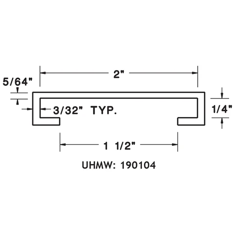 Conveyor Guide Rail Components