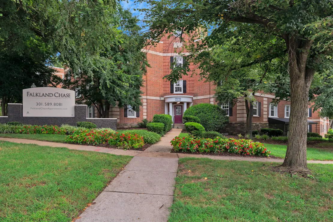 Apartment Building and Outdoor Area