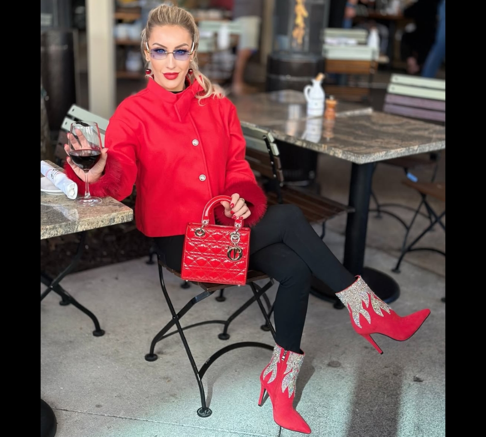 Red Suede Stiletto Boots Perfect for Valentine's Day!